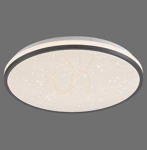 LED stropní svítidlo JUST LIGHT KYLE 14294-18 černé Ø38 cm, Switchmo small 0