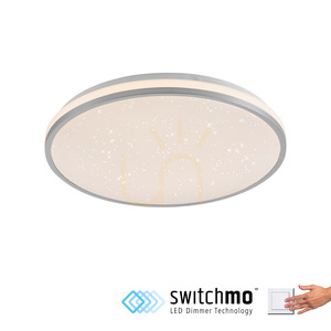 Stropní LED svítidlo Zuma Line KYLE 14294-21 stříbrné, 38 cm, 23,5 W small 1
