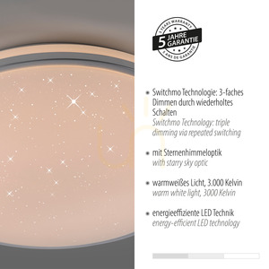 Plafond KYLE14295-21 Silver 1xLED 4 Plafond KYLE14295-21 Silver 1xLED small 4
