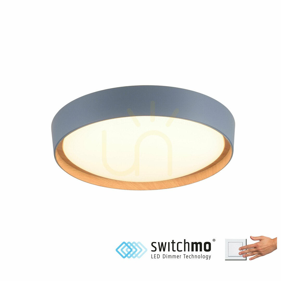 Pohled Plafond EMILIA 14347-15 Grey 1xLED Plafond EMILIA 14347-15 Grey 1xLED