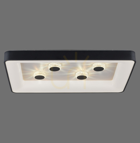 Kontrola VERTIGO plafond 14385-18 Black 1xLED