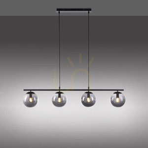 Závěsné svítidlo BIG WIDOW 14604-18 Black 4xE14. small 4