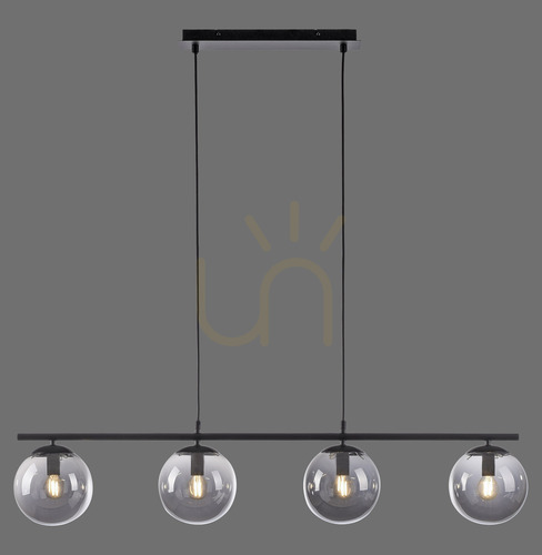 Kontrola Závěsné svítidlo BIG WIDOW 14604-18 Black 4xE14.