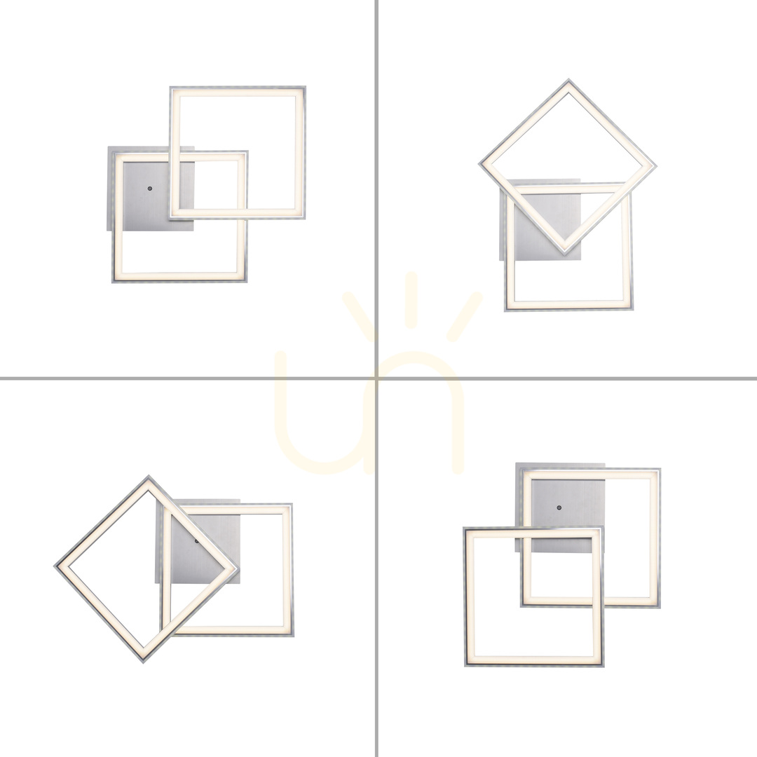 Zobrazit Plafond FELIX60 14634-55 Stříbrná 2xLED Plafond FELIX60 14634-55 Stříbrná 2xLED