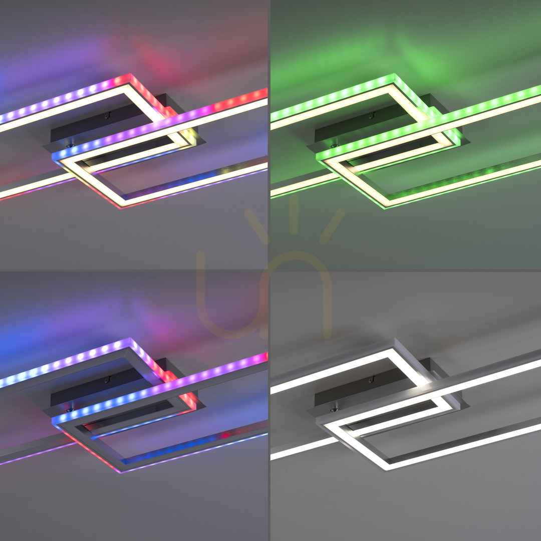 Pohled Plafond FELIX60 14635-55 Silver 2xLED Plafond FELIX60 14635-55 Silver 2xLED