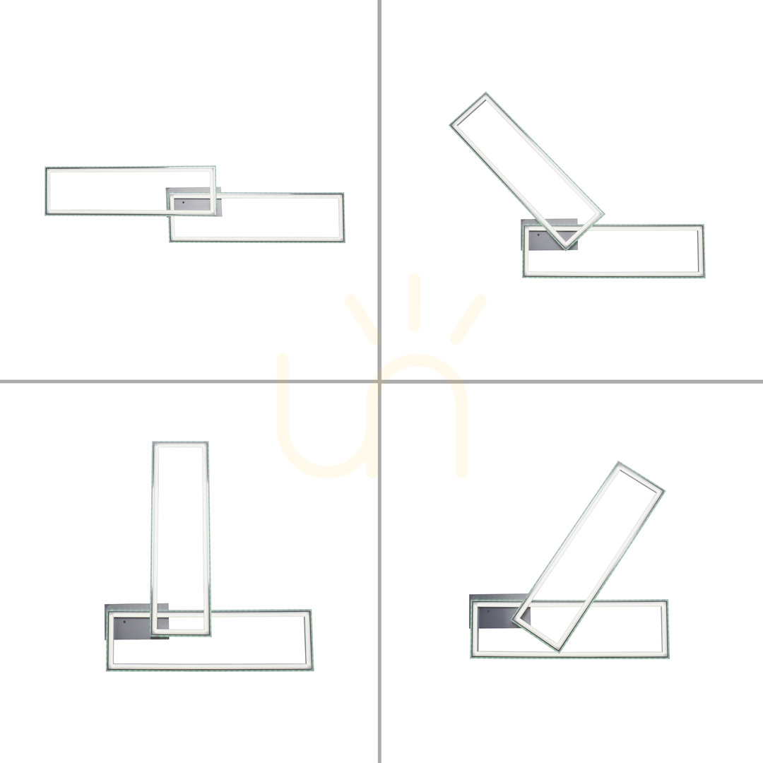 Zobrazit Plafond FELIX60 14635-55 Silver 2xLED Plafond FELIX60 14635-55 Silver 2xLED
