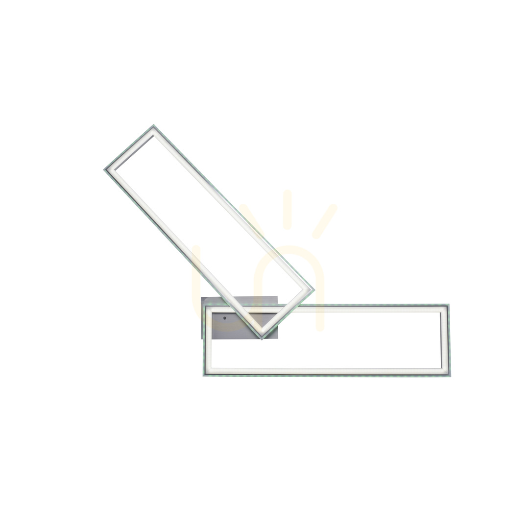 Kontrola Plafond FELIX60 14635-55 Silver 2xLED Plafond FELIX60 14635-55 Silver 2xLED