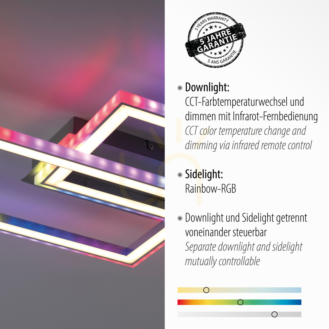 Zobrazit Plafond FELIX60 14635-55 Silver 2xLED Plafond FELIX60 14635-55 Silver 2xLED