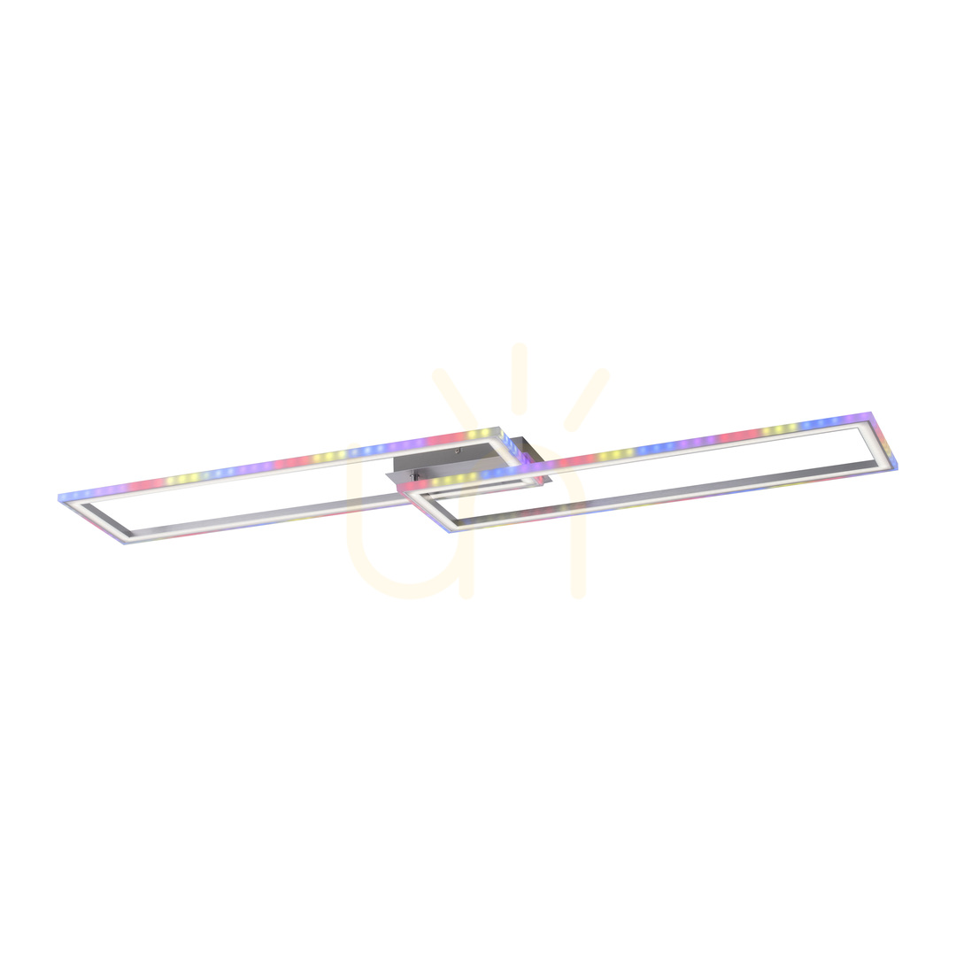 Pohled Plafond FELIX60 14635-55 Silver 2xLED Plafond FELIX60 14635-55 Silver 2xLED