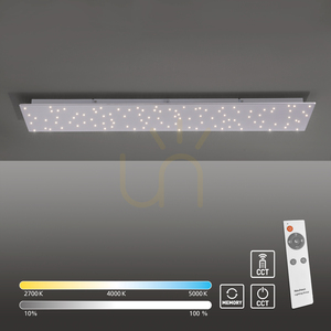 LED přisazené svítidlo Sparkle 14672-55, stříbrné, 100 × 25 cm, 20 W 2160 lm, nastavitelná barva 2700–5000 K small 10