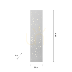 LED přisazené svítidlo Sparkle 14672-55, stříbrné, 100 × 25 cm, 20 W 2160 lm, nastavitelná barva 2700–5000 K small 7