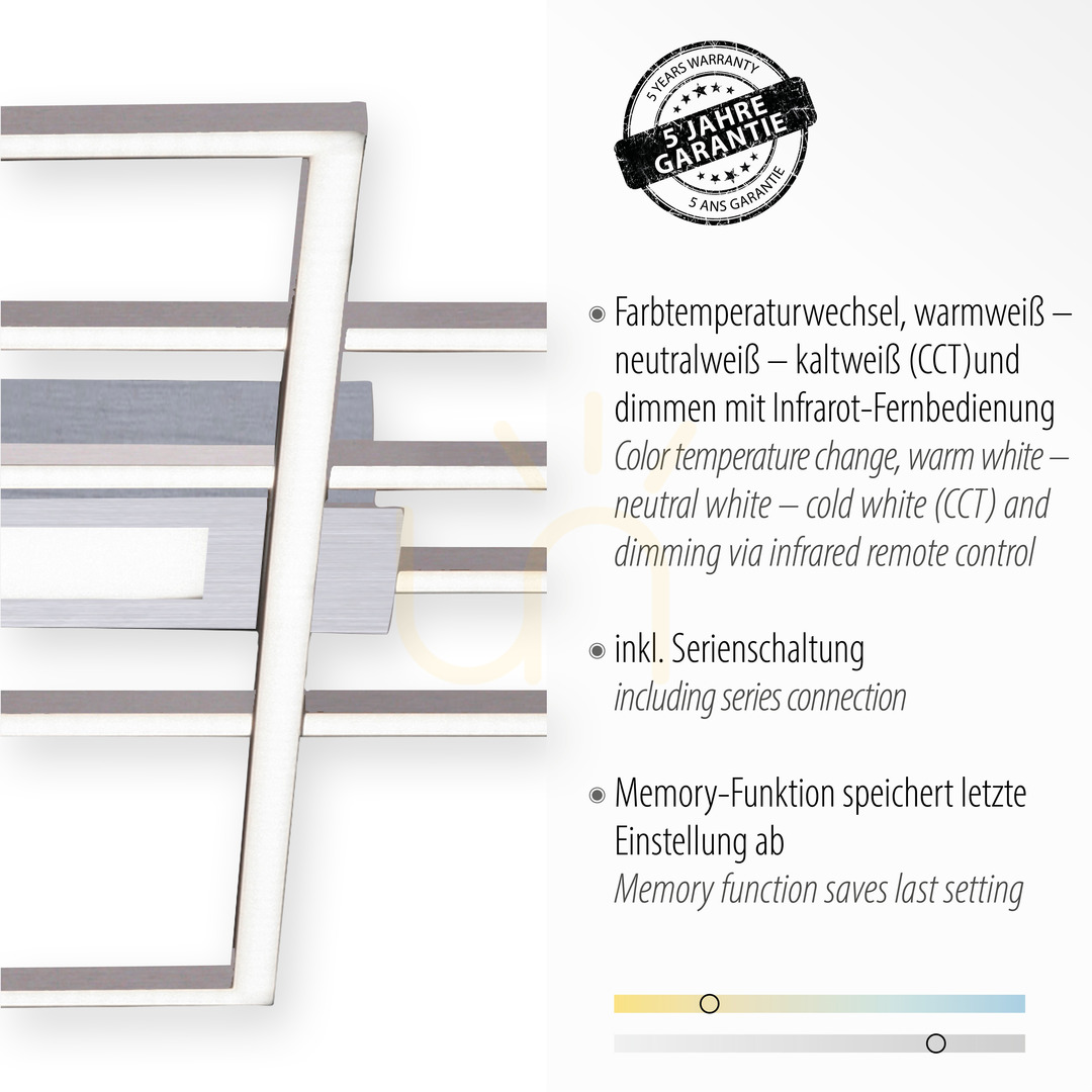 Zobrazit ASMIN Plafond 14693-55 Silver 1xLED ASMIN Plafond 14693-55 Silver 1xLED
