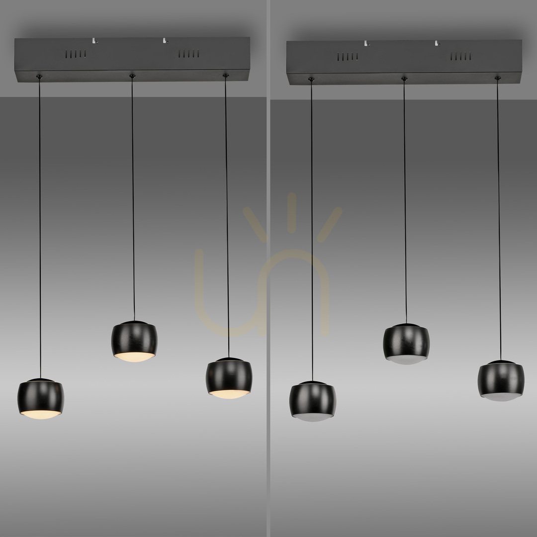 Zobrazit Závěsné svítidlo BALLINI 15261-18 Black 3xLED Závěsné svítidlo BALLINI 15261-18 Black 3xLED