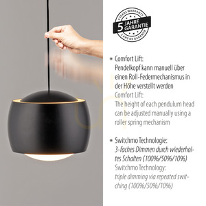 Závěsné svítidlo BALLINI 15261-18 Black 3xLED 3 Závěsné svítidlo BALLINI 15261-18 Black 3xLED small 3