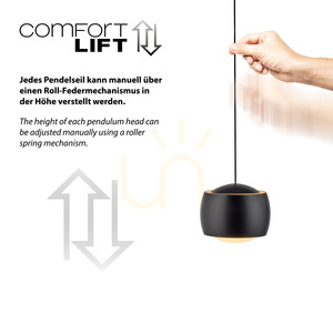 Závěsné svítidlo BALLINI 15261-18 Black 3xLED 6 Závěsné svítidlo BALLINI 15261-18 Black 3xLED small 6