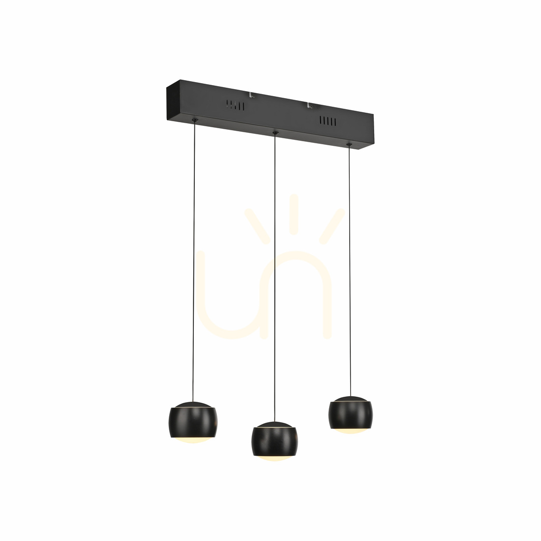 Náhled Závěsné svítidlo BALLINI 15261-18 Black 3xLED Závěsné svítidlo BALLINI 15261-18 Black 3xLED