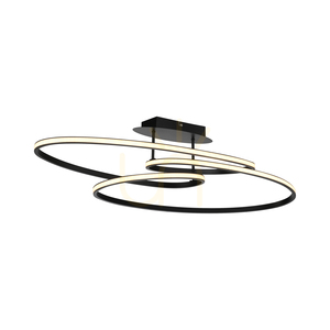 LUMACA Plafond 15321-18 Black 1xLED small 7