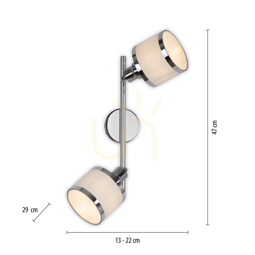 Zobrazit ACCOR Plafond 15372-17 Chrom 2xE14 ACCOR Plafond 15372-17 Chrom 2xE14