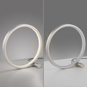 Stolní lampa Zuma Line MINI RITUS 15395-21 stříbrná LED 13 W small 14