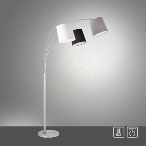 Stojací lampa MELVIN 15461-55 Silver 3xE27 small 8