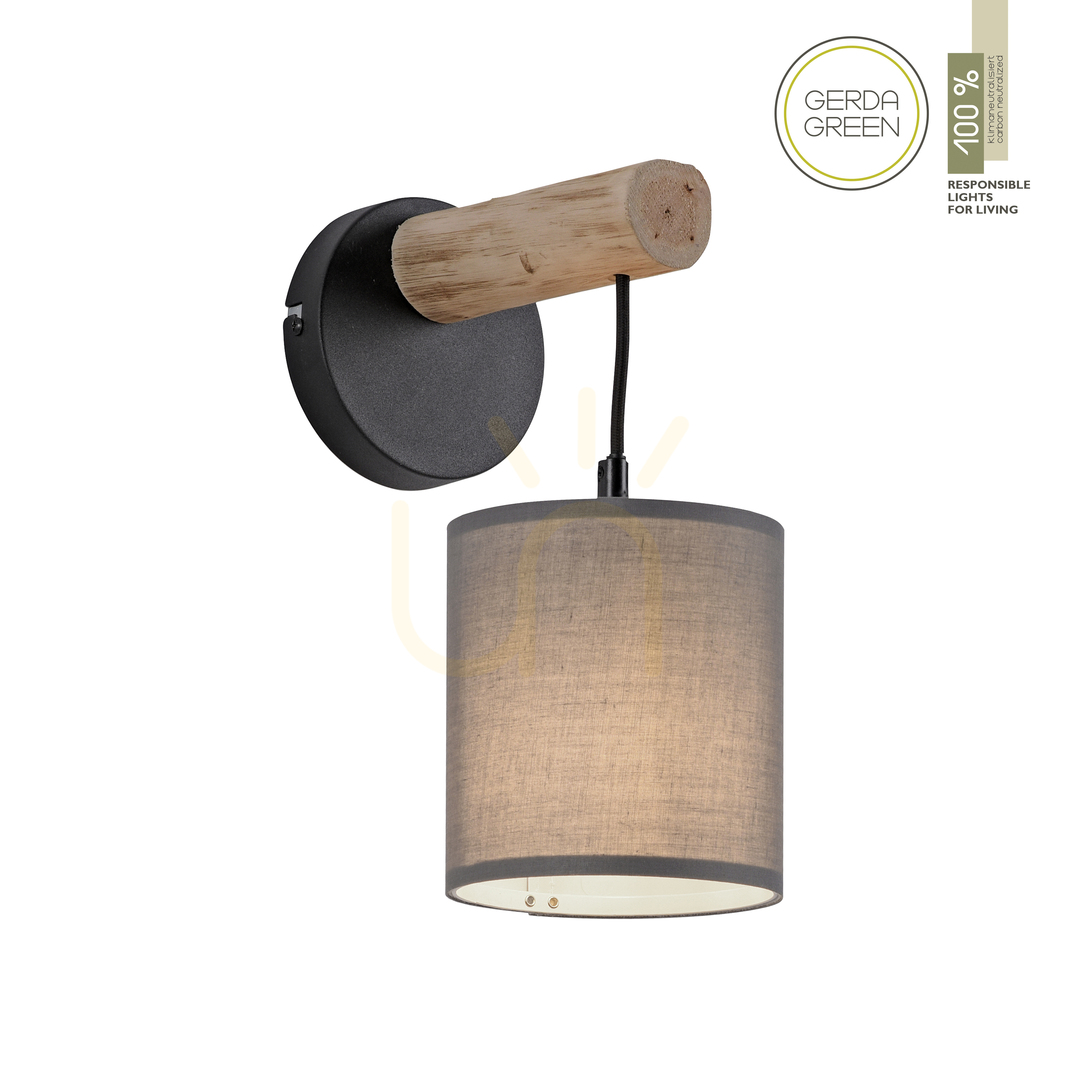 Pohled Nástěnné svítidlo GREEN TRIB 15781-29 Wood 1xE27 Nástěnné svítidlo GREEN TRIB 15781-29 Wood 1xE27