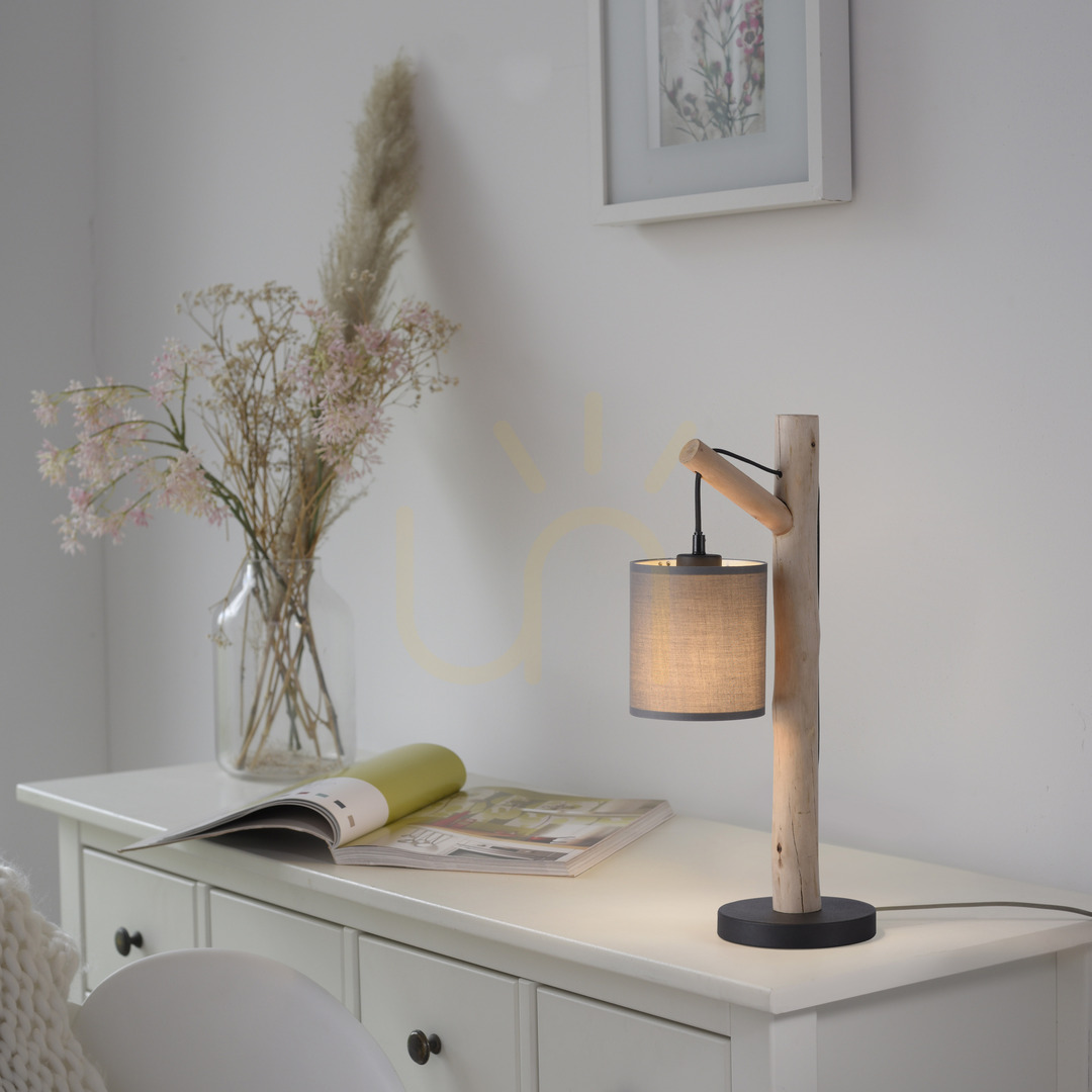 Náhled Stolní lampa GREEN TRIB 15784-29 Wood 1xE27 Stolní lampa GREEN TRIB 15784-29 Wood 1xE27