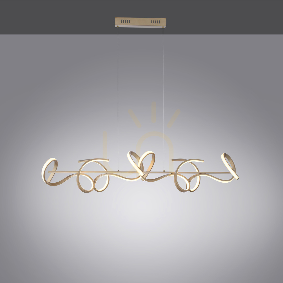 Zobrazit CURLS 19033-60 Mosazné závěsné svítidlo 4xLED CURLS 19033-60 Mosazné závěsné svítidlo 4xLED