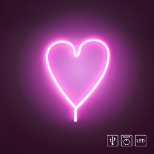 Nástěnné svítidlo NEON-HERZ 85020-87 Růžová 1xLED 9 Nástěnné svítidlo NEON-HERZ 85020-87 Růžová 1xLED small 9