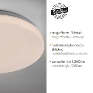 Stropní svítidlo Zuma Line Uranus 14265-16VE bílé LED 12 W 26 cm small 4