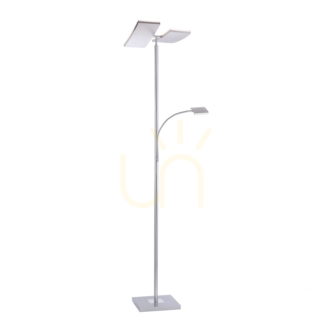 Pohled RUBEN Stojací lampa 11725-55 Stříbrná 2xLED RUBEN Stojací lampa 11725-55 Stříbrná 2xLED