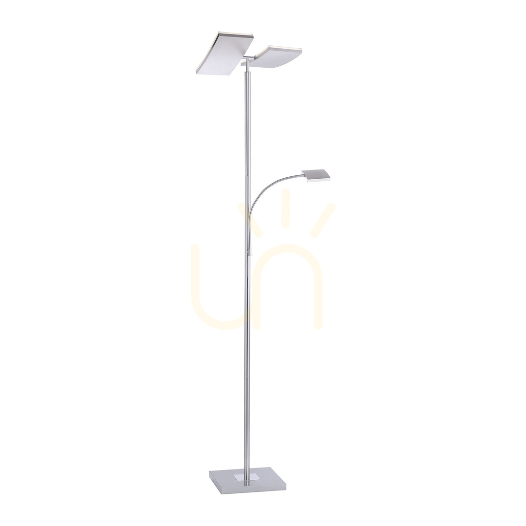 Náhled RUBEN Stojací lampa 11725-55 Stříbrná 2xLED RUBEN Stojací lampa 11725-55 Stříbrná 2xLED