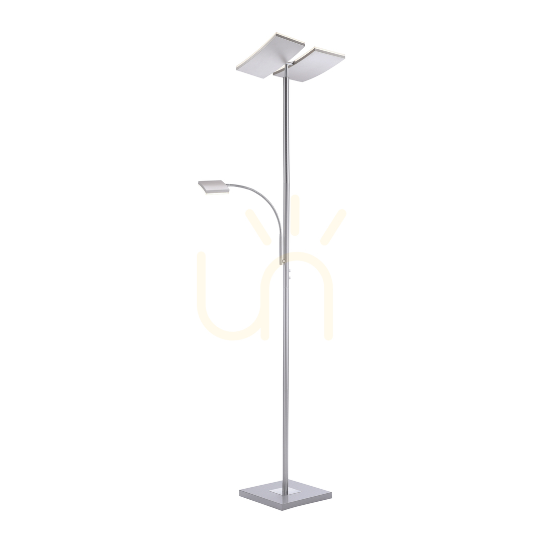 Pohled RUBEN Stojací lampa 11725-55 Stříbrná 2xLED RUBEN Stojací lampa 11725-55 Stříbrná 2xLED