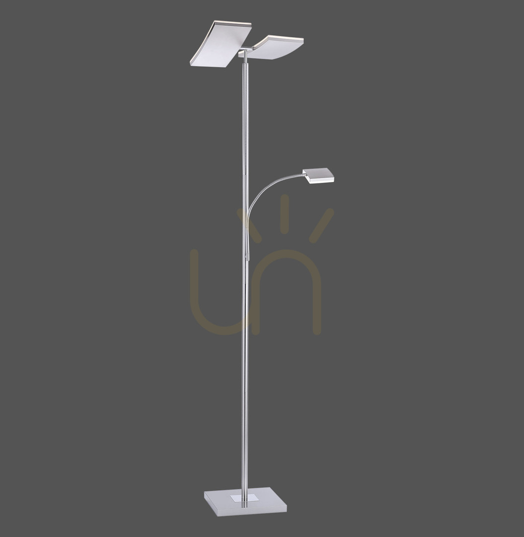 Kontrola RUBEN Stojací lampa 11725-55 Stříbrná 2xLED RUBEN Stojací lampa 11725-55 Stříbrná 2xLED