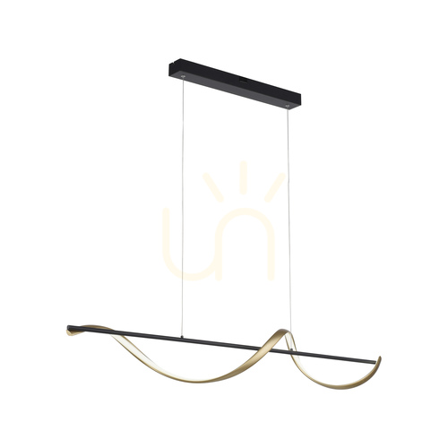 Kontrola Závěsné svítidlo Q-SWING 2385-13 Mosaz 1xLED