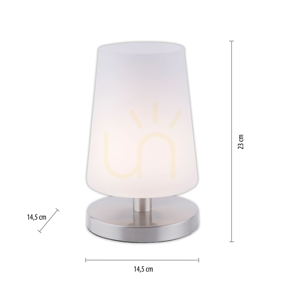 Náhled Stolní lampa SONJA 4146-55 Stříbrná 1xG9 Stolní lampa SONJA 4146-55 Stříbrná 1xG9