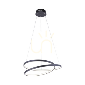 Závěsné svítidlo ROMAN 2472-18, černé, Ø 55 cm, LED 32 W, 2350 lm, 3000 K, stmívatelné Simply Dim small 10