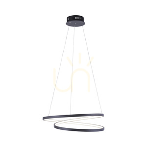 Závěsné svítidlo ROMAN 2472-18, černé, Ø 55 cm, LED 32 W, 2350 lm, 3000 K, stmívatelné Simply Dim small 8