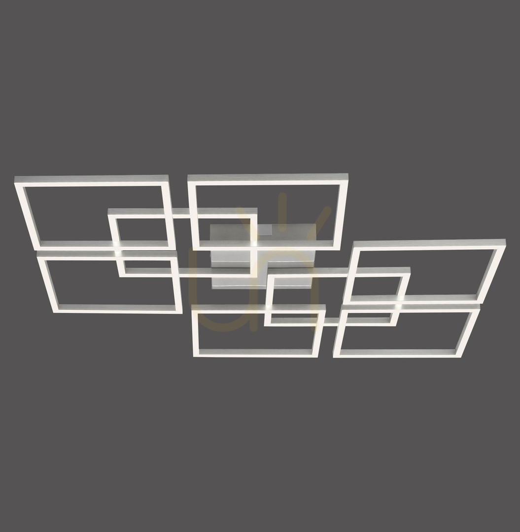Kontrola Plafond Q-INIGO 6015-55 Silver 8xLED Plafond Q-INIGO 6015-55 Silver 8xLED