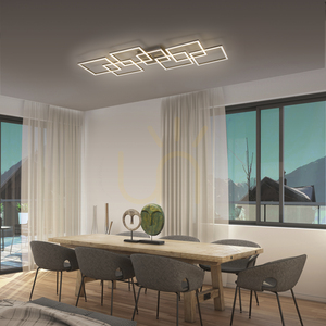 LED stropní svítidlo Paul Neuhaus Q-INIGO 6014-55, ocelová barva, 7 světelných prvků, CCT small 2