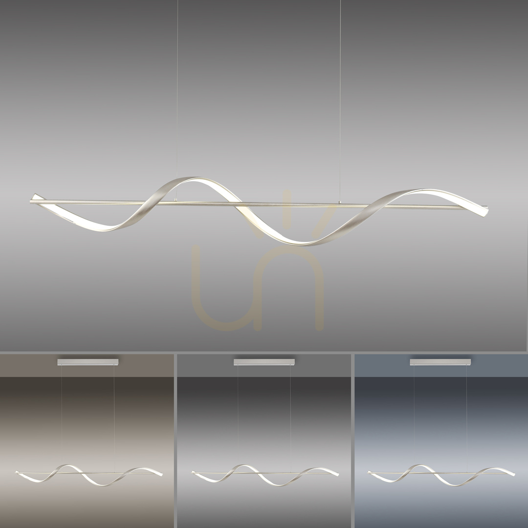 Kontrola Závěsné svítidlo Q-SWING 2385-55 stříbrné 1xLED Závěsné svítidlo Q-SWING 2385-55 stříbrné 1xLED