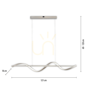 Závěsné svítidlo Q-SWING 2385-55 stříbrné 1xLED 8 Závěsné svítidlo Q-SWING 2385-55 stříbrné 1xLED small 8