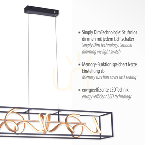 Závěsné svítidlo SELINA 2416-18 Black 4xLED 3 Závěsné svítidlo SELINA 2416-18 Black 4xLED small 3