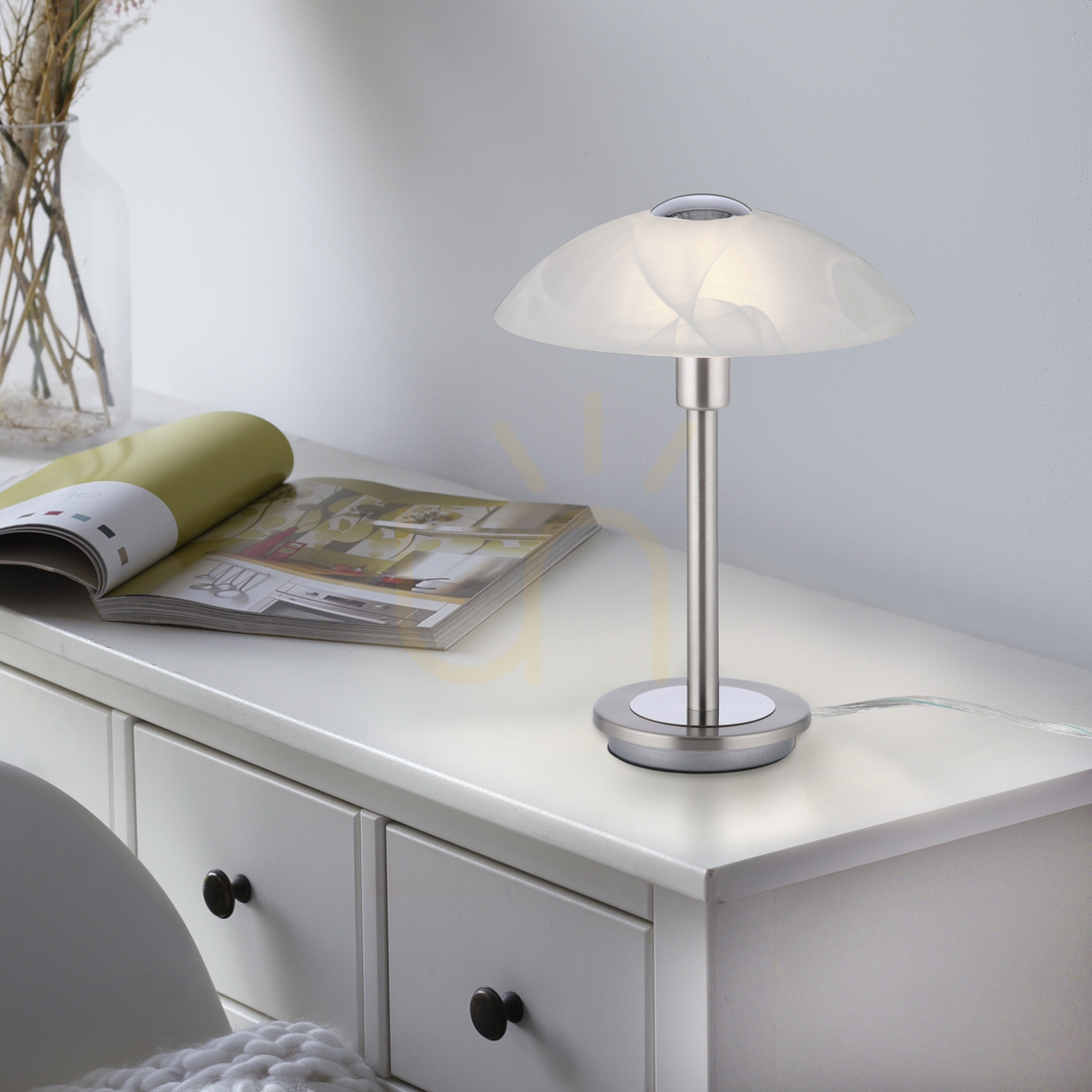 Náhled ENOVA Stolní lampa 4026-55 Stříbrná 1xG9 ENOVA Stolní lampa 4026-55 Stříbrná 1xG9
