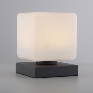 Stolní lampa DADOA 4036-13 Anthracite 1xLED small 8