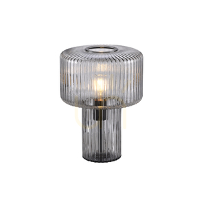 Stolní lampa Zuma Line FUNGUS 4092-25 z kouřového skla 1×E27 small 6