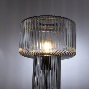 Stolní lampa Zuma Line FUNGUS 4092-25 z kouřového skla 1×E27 small 8