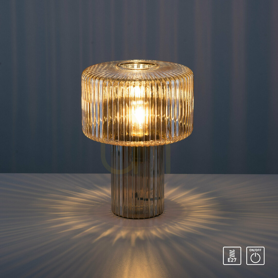 Pohled Stolní lampa FUNGUS 4092-27 Amber 1xE27 Stolní lampa FUNGUS 4092-27 Amber 1xE27