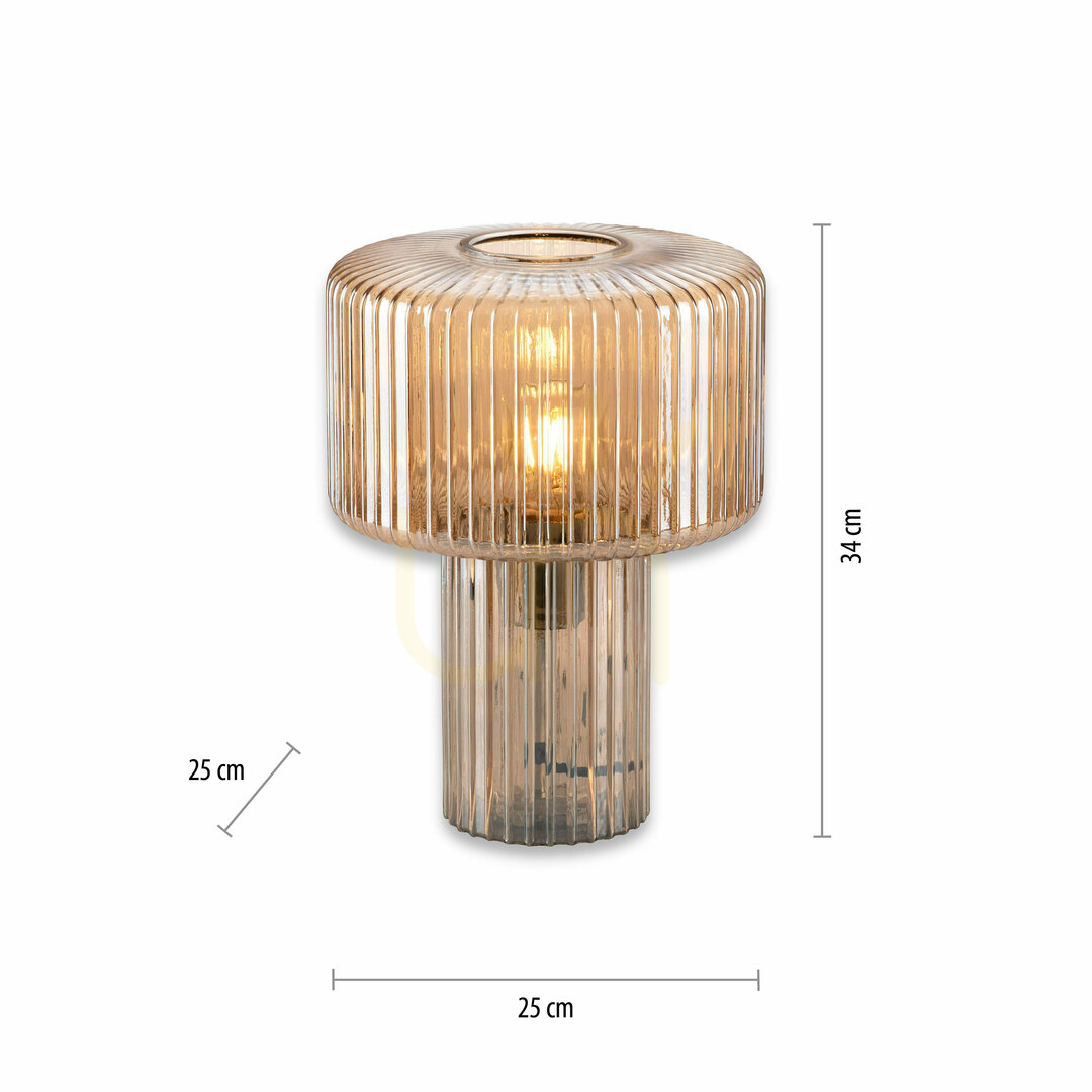 Náhled Stolní lampa FUNGUS 4092-27 Amber 1xE27 Stolní lampa FUNGUS 4092-27 Amber 1xE27