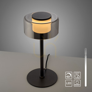 Stolní lampa RIKA 4110-18 černá 1xLED small 13