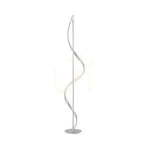 Q-SWING Stojací lampa 438-55 Stříbrná 1xLED small 7